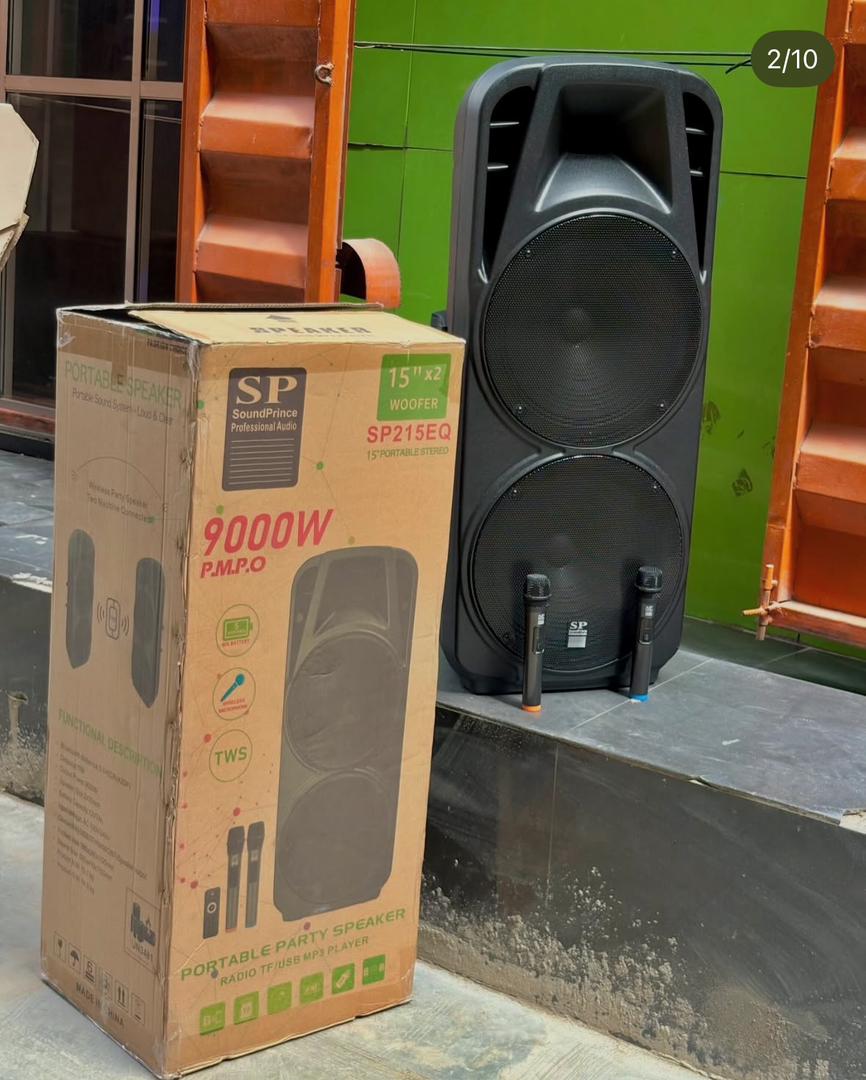 Sound Prince Double 15 Inches P.A System - 9000watts