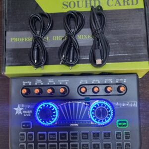 Live Streaming Sound Card – USB Audio Interface for Streaming & Recording